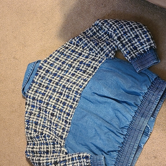 Quilted denim jacket - Picture 4 of 5